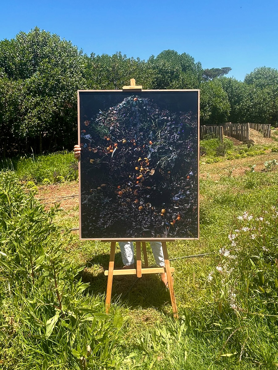 Installation view - Compost, Kairos Exhibition, Quinta da Marinha, Portugal