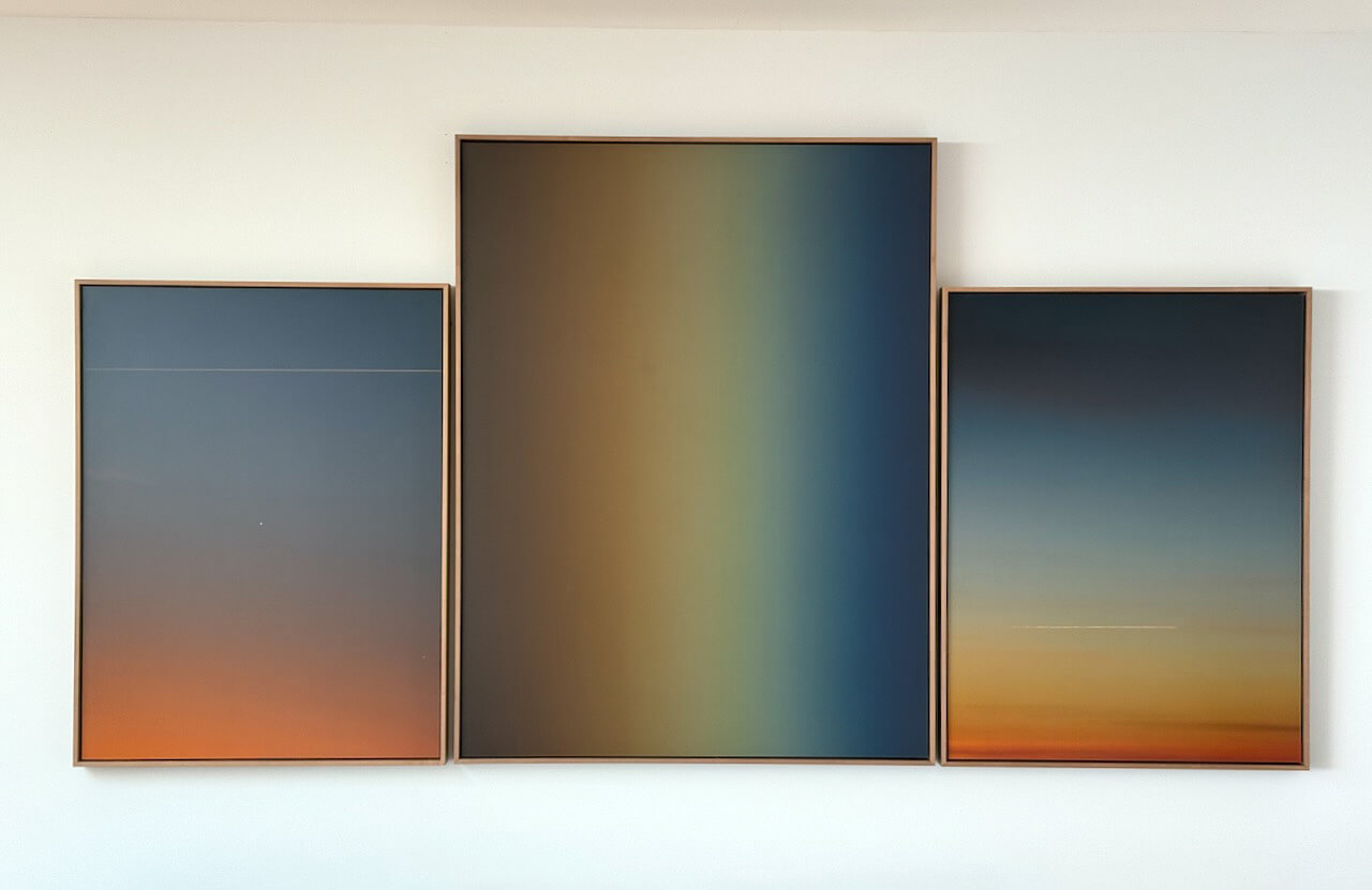 Atmospheric fine art print - gradient sky left