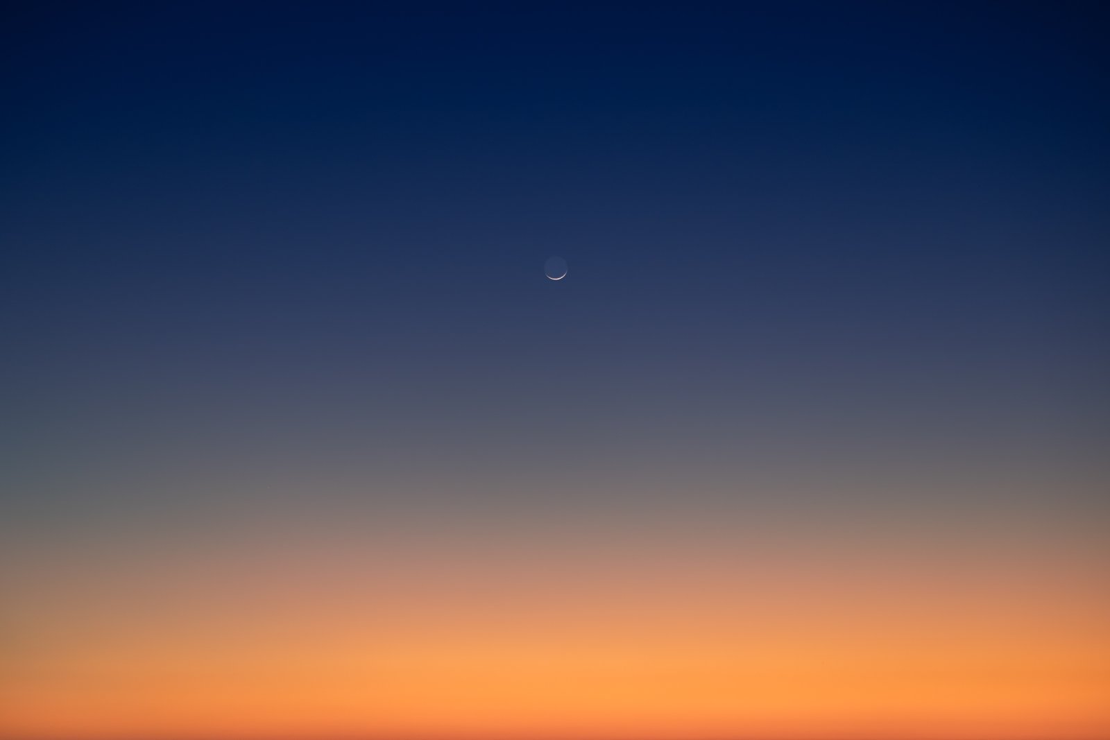 <i>First Glimpse of the Moon</i>, Ericeira, March 2025