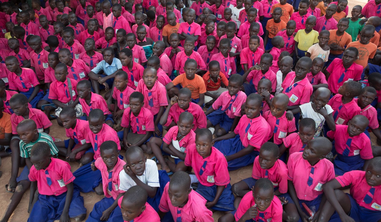<i>Students at Malaria Net Demonstration</i>, Soroti, Uganda, 2009
